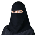 Saudi Buckram Niqab 12"