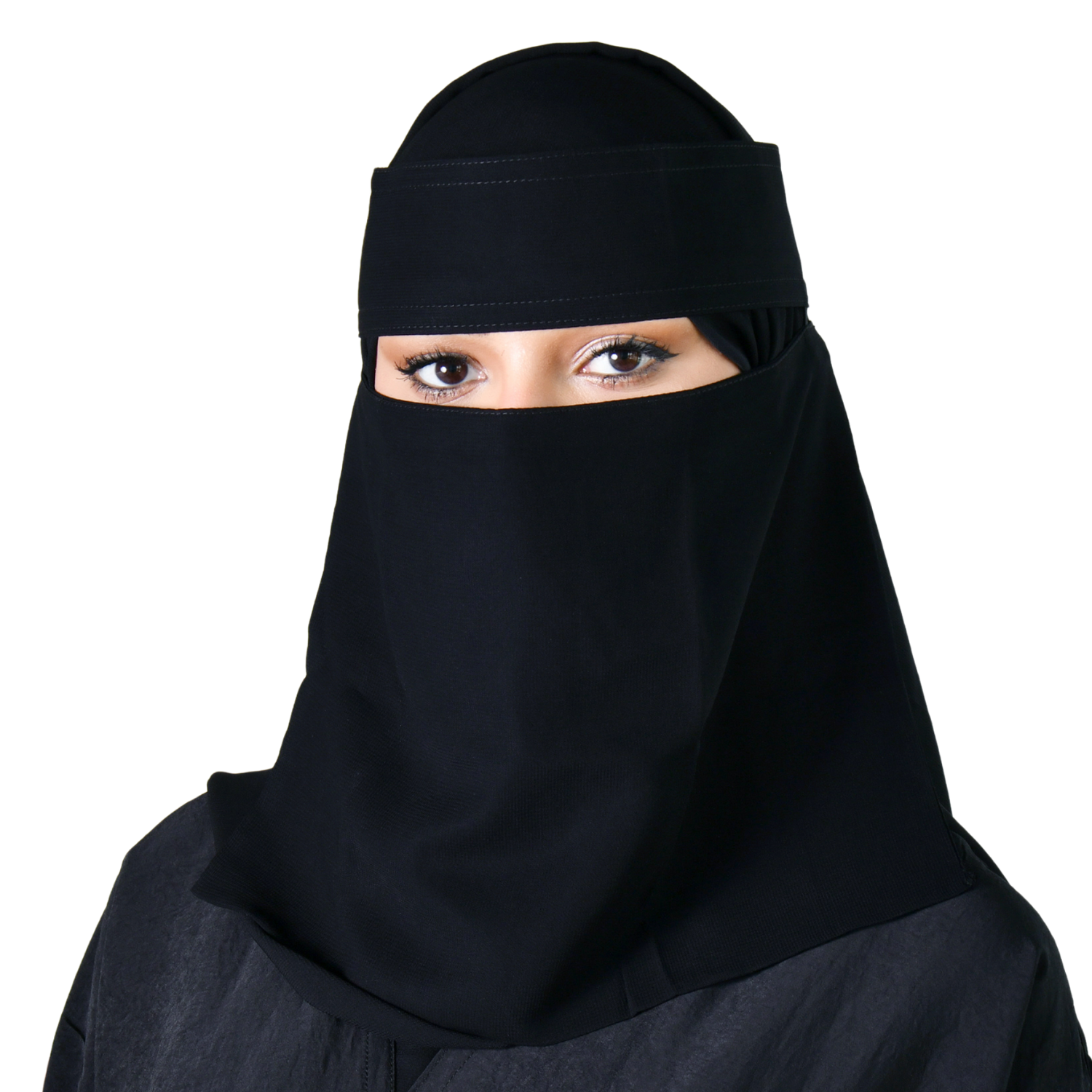 Saudi Buckram Niqab 12"