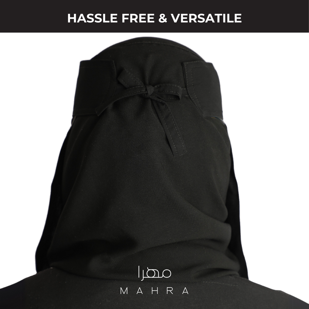 Saudi Buckram Niqab 8"